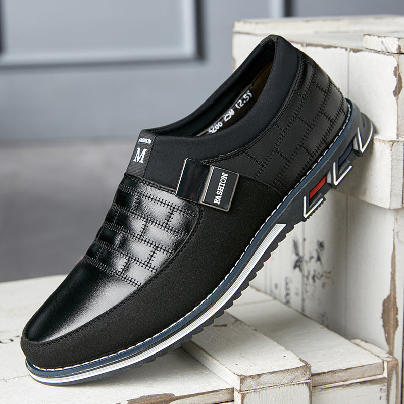 Leather Shoes Men New Casual Leather Shoes Men