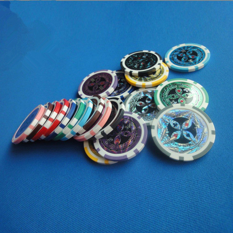 ABS Plastic High-End Two-Color Chips Poker Baccarat Game Coins