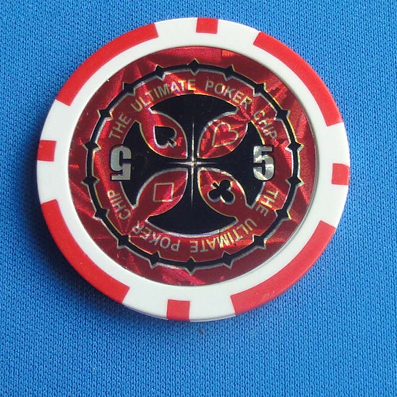 ABS Plastic High-End Two-Color Chips Poker Baccarat Game Coins