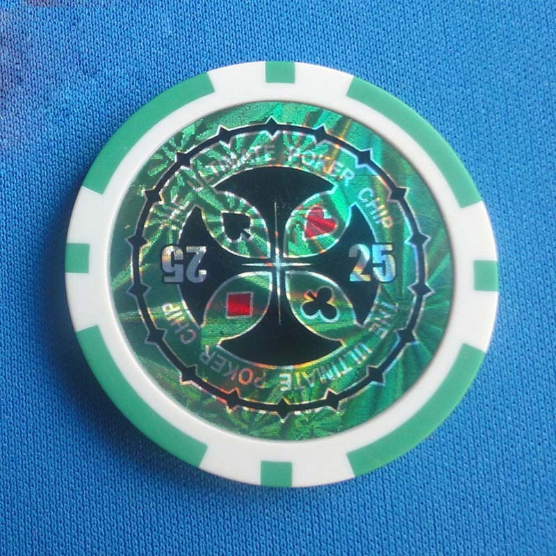 ABS Plastic High-End Two-Color Chips Poker Baccarat Game Coins