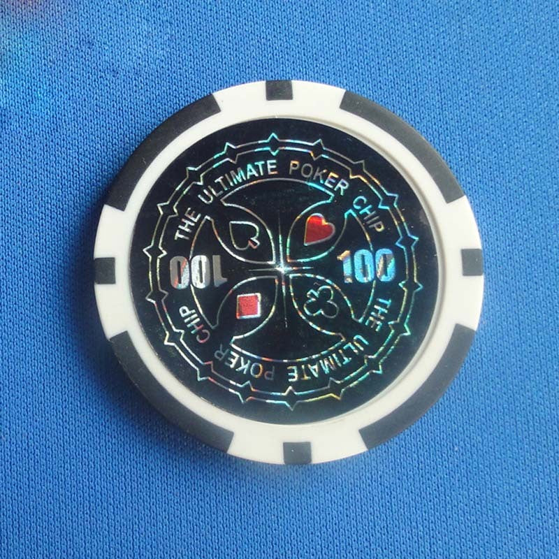 ABS Plastic High-End Two-Color Chips Poker Baccarat Game Coins