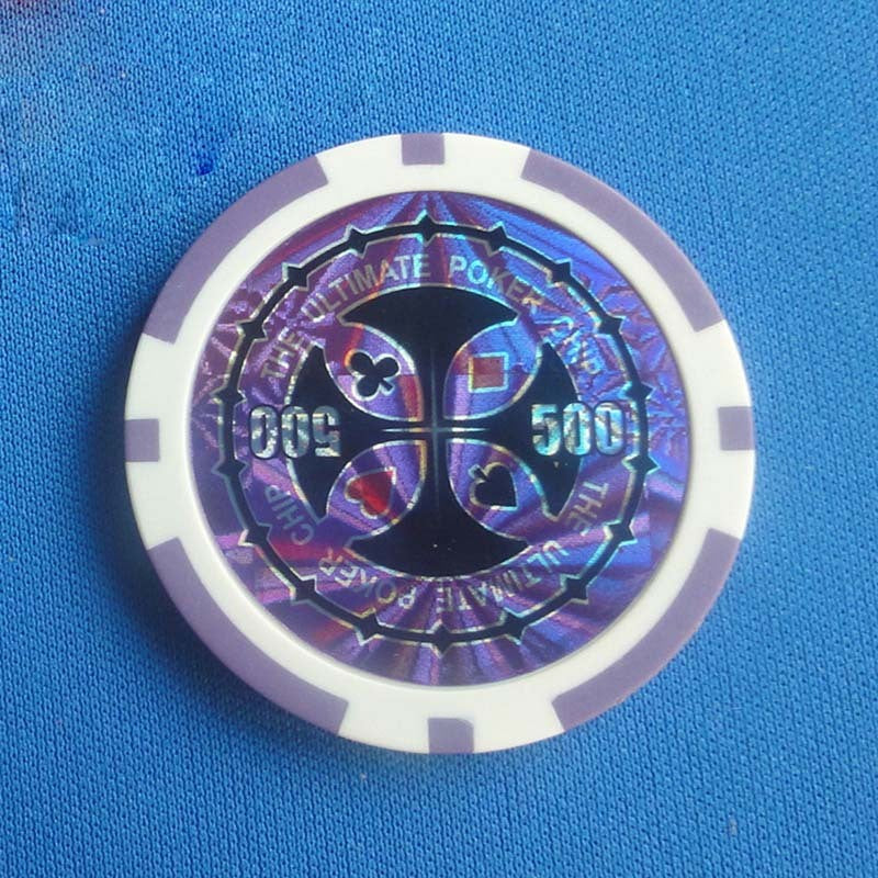 ABS Plastic High-End Two-Color Chips Poker Baccarat Game Coins