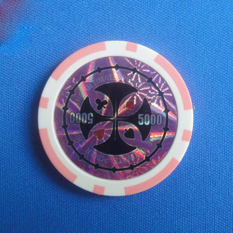 ABS Plastic High-End Two-Color Chips Poker Baccarat Game Coins