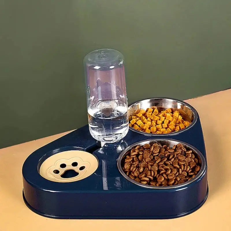 Triple-Feed Pet Station