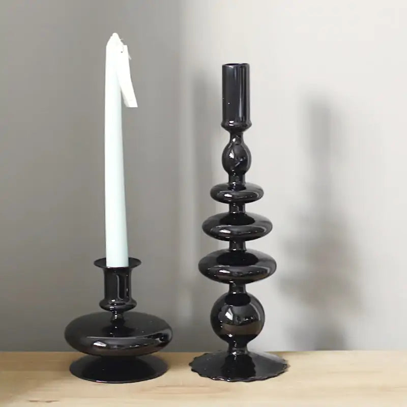 Elegant Rue Glass Candle Holder