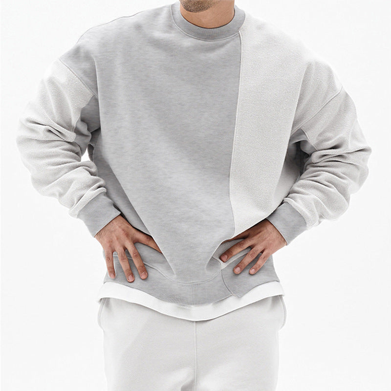 Pullover Round Neck Sweater Loose Men Clothes