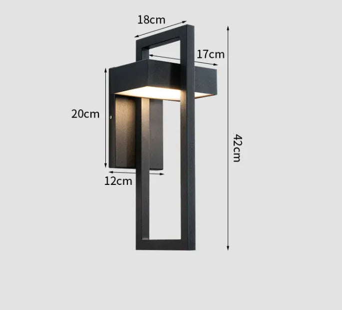 Contemporary Patio Wall Light