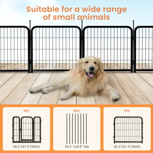 Compact Pet Playpen for Small Animals