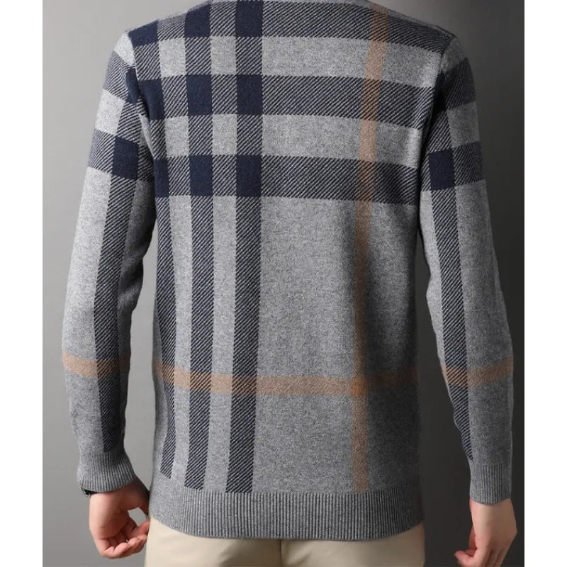 Knitwear Casual Crew Neck Top Bottoming Men's Sweater