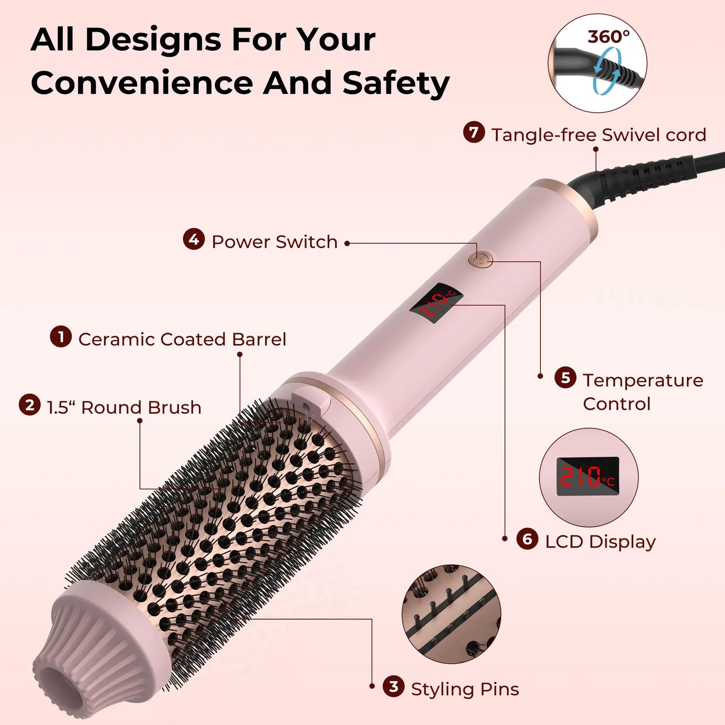 Thermal Curl Styler Brush