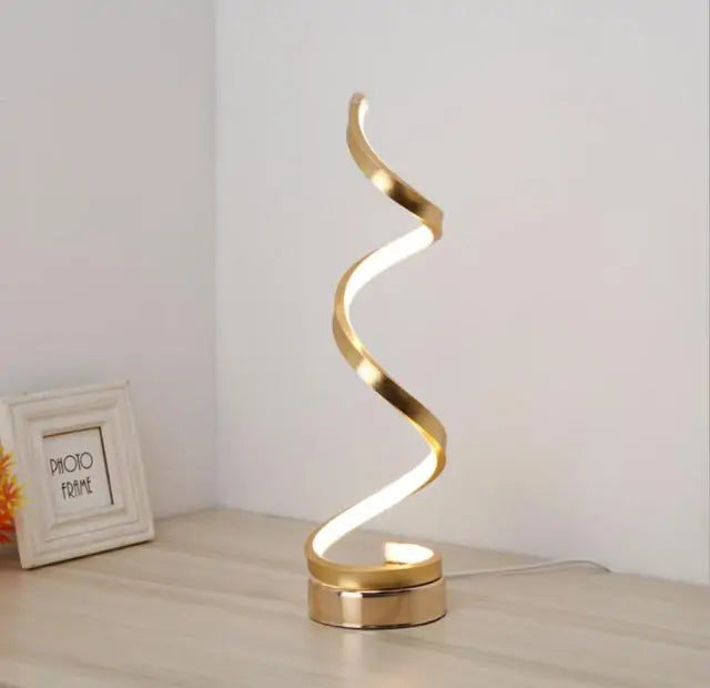 LED Elegance Spiral Desk Light