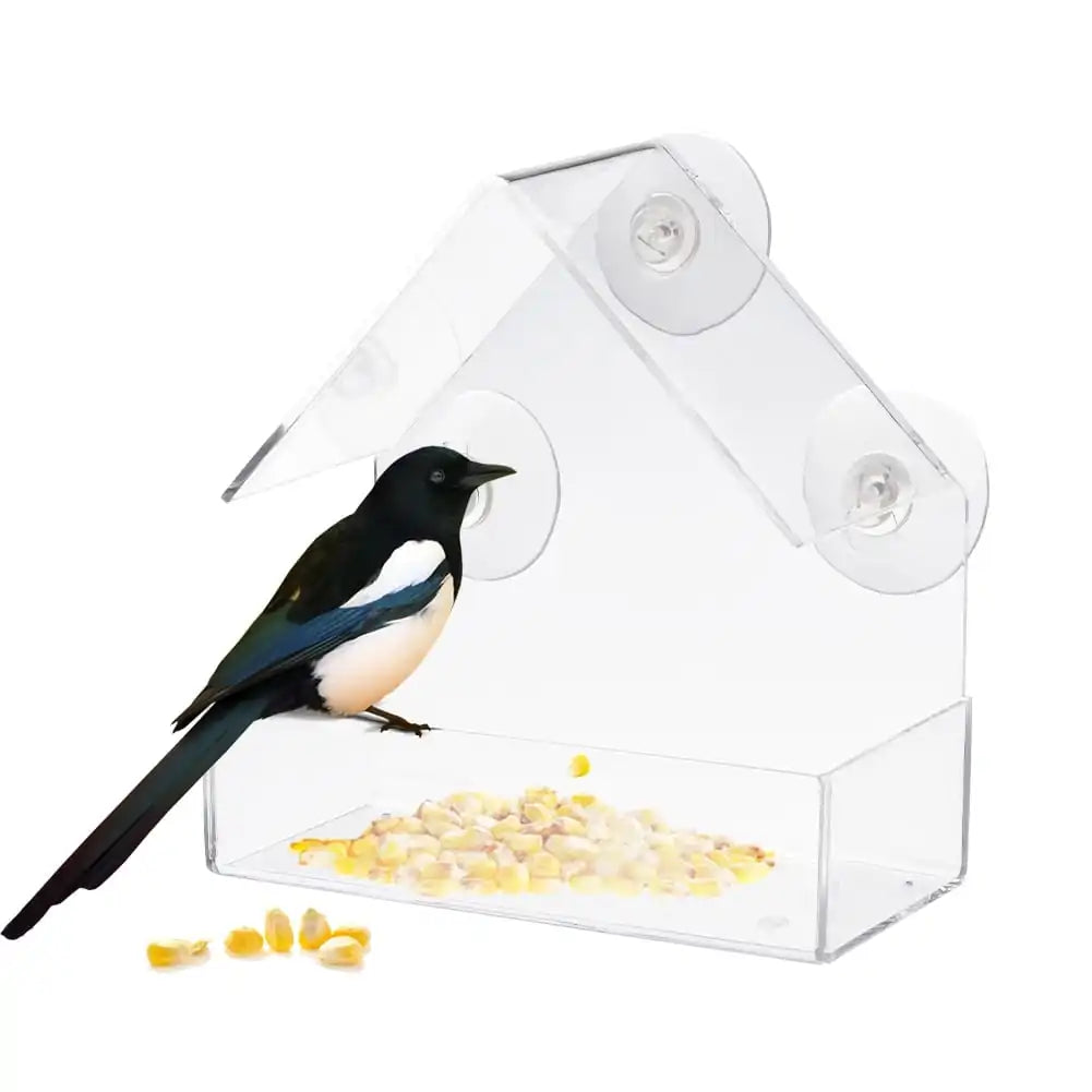 Clear View Suction Bird Feeder