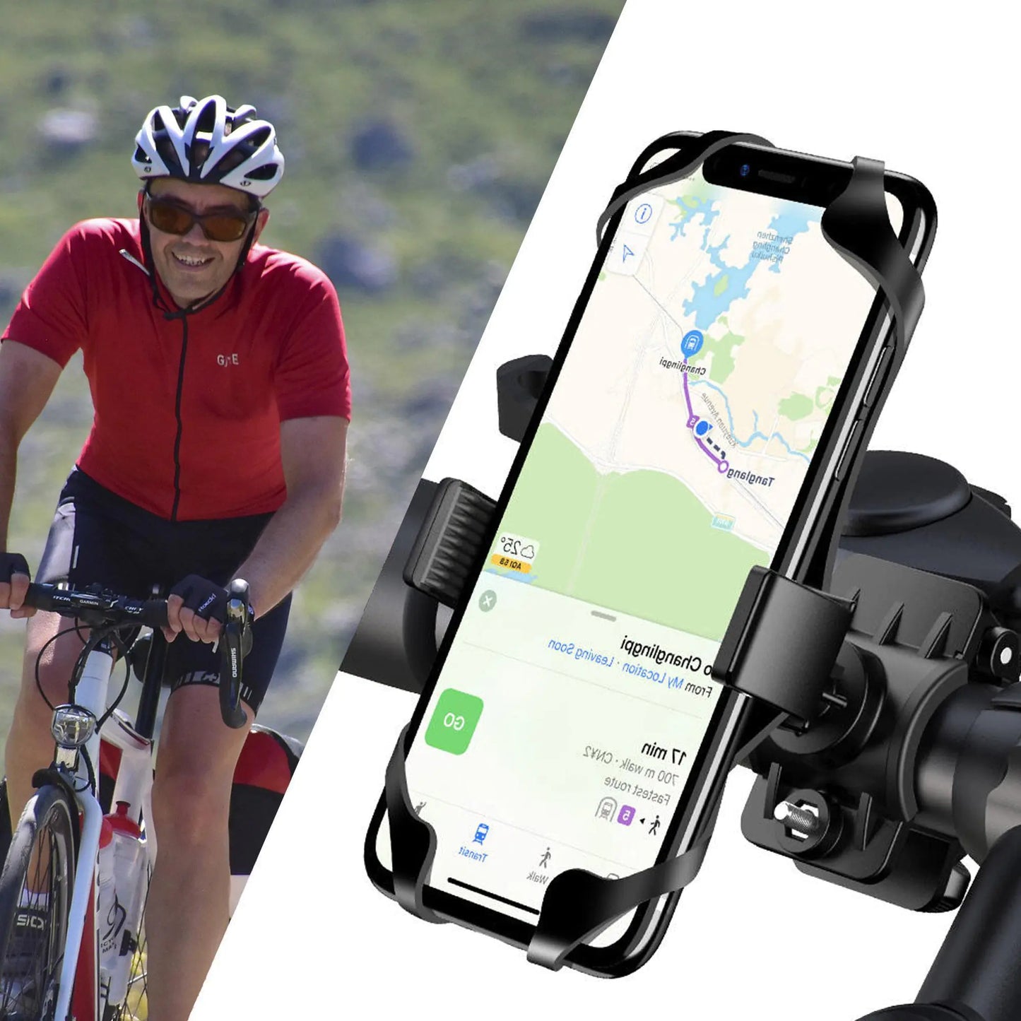 Cyclist's Universal Phone Holder