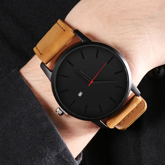 Classic Leather Timepiece