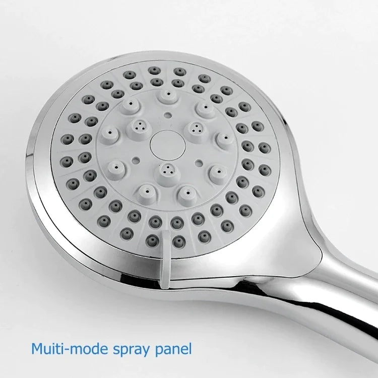 High-Pressure 5-Mode Handheld Shower with Hose