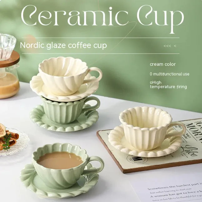 Nordic Charm Ceramic Cup Set