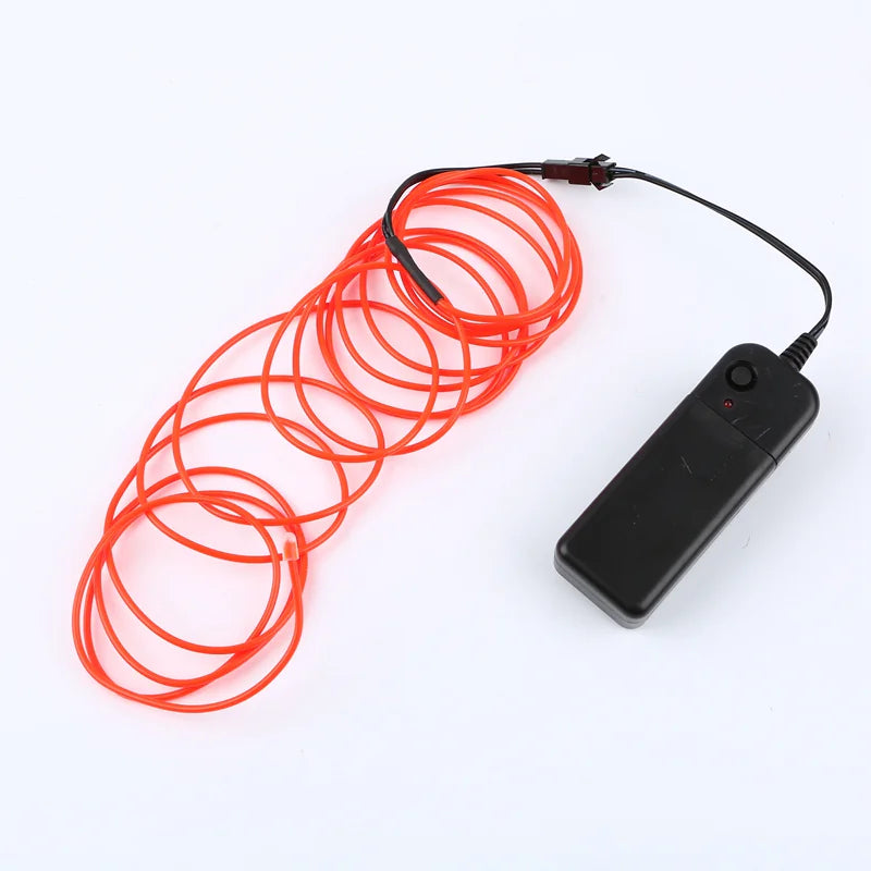 Glowing EL Wire Neon Tube Strings for Decor with Controller