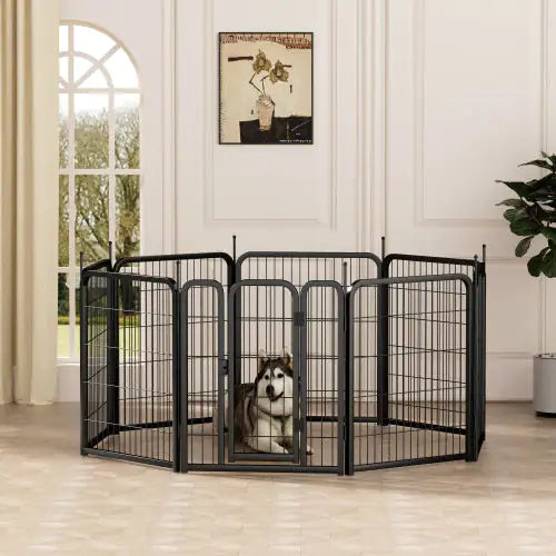 Compact Pet Playpen for Small Animals