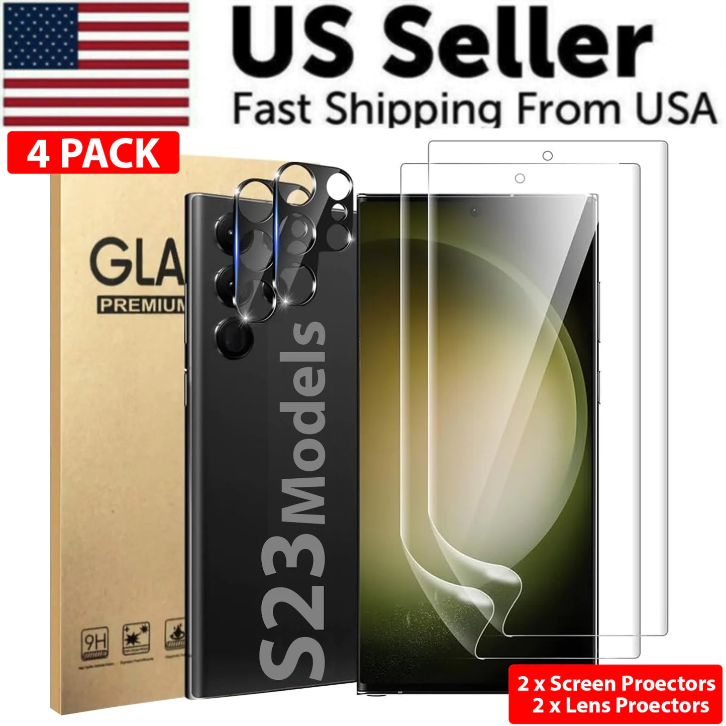 Samsung S23 S22 Ultra Screen Protector USA