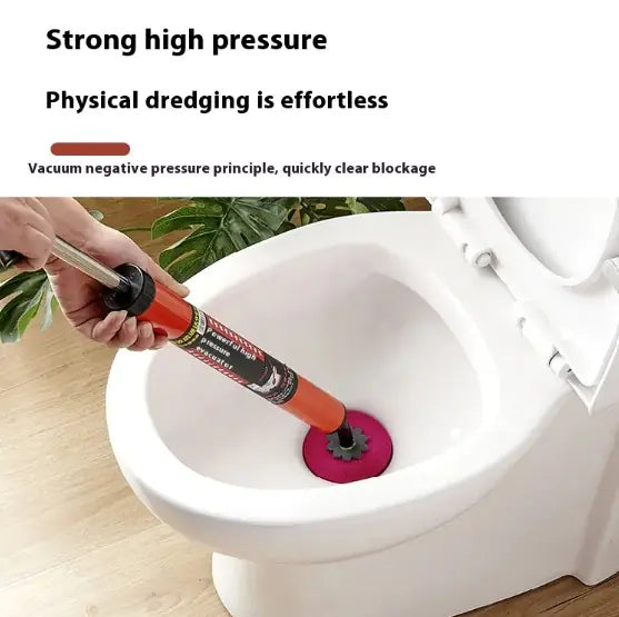 Manual Toilet Jet Unclogger