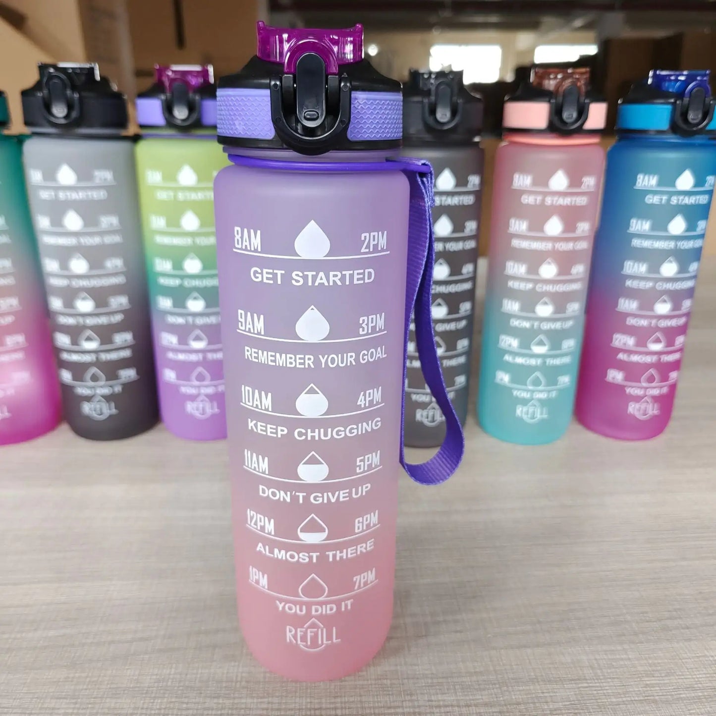 PeakHydrate Motivational Bottle