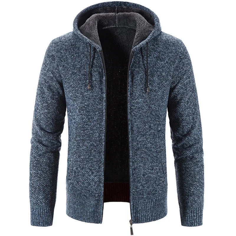 Men's Stylish Fleece Cardigan Jacket