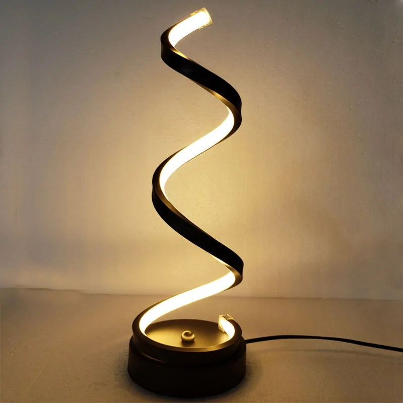 LED Elegance Spiral Desk Light