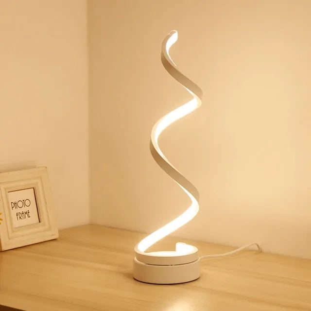 LED Elegance Spiral Desk Light