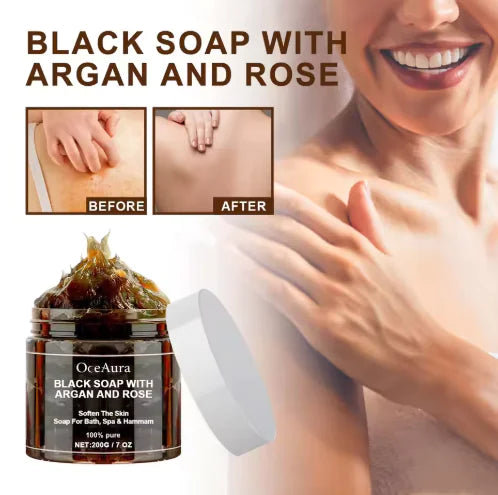 Argan Rose Black Soap