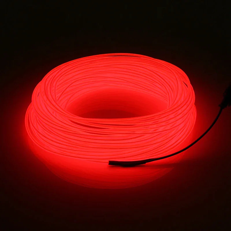 Glowing EL Wire Neon Tube Strings for Decor with Controller