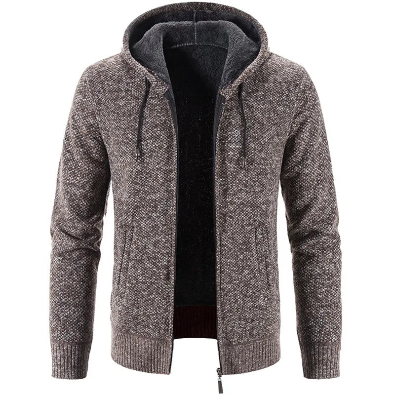 Men's Stylish Fleece Cardigan Jacket