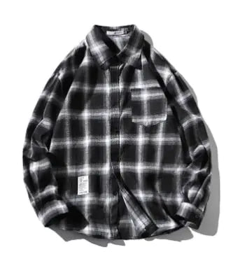 Unisex Checkered Long Sleeve Shirt