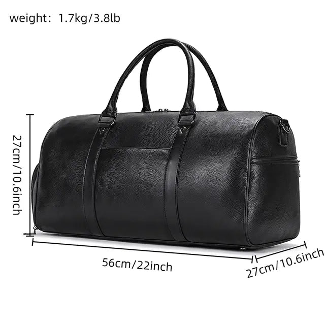 Genuine Leather Travel Bag