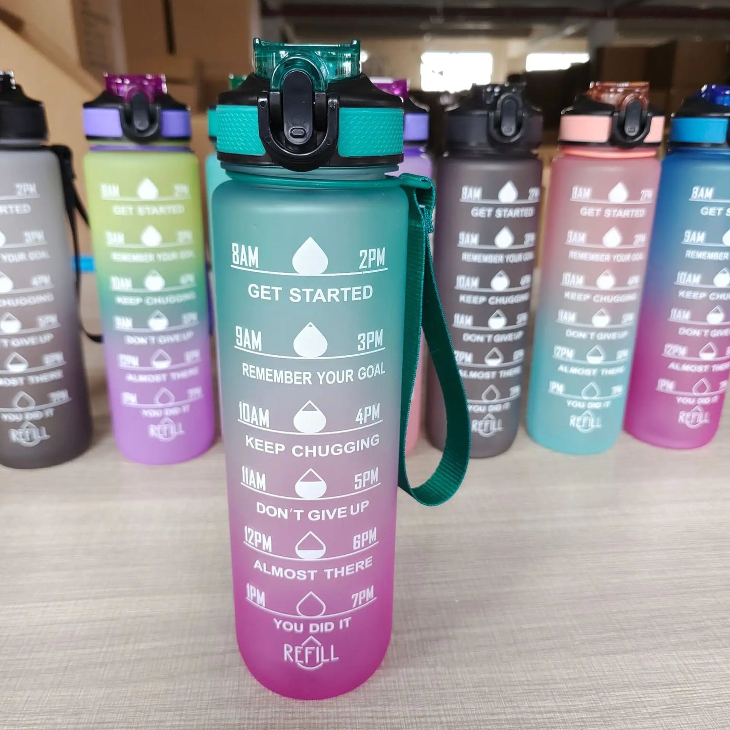 PeakHydrate Motivational Bottle