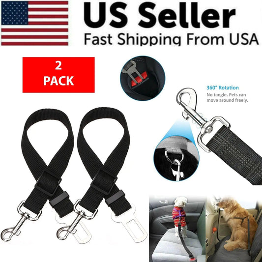 Dual Pet Car Safety Belts