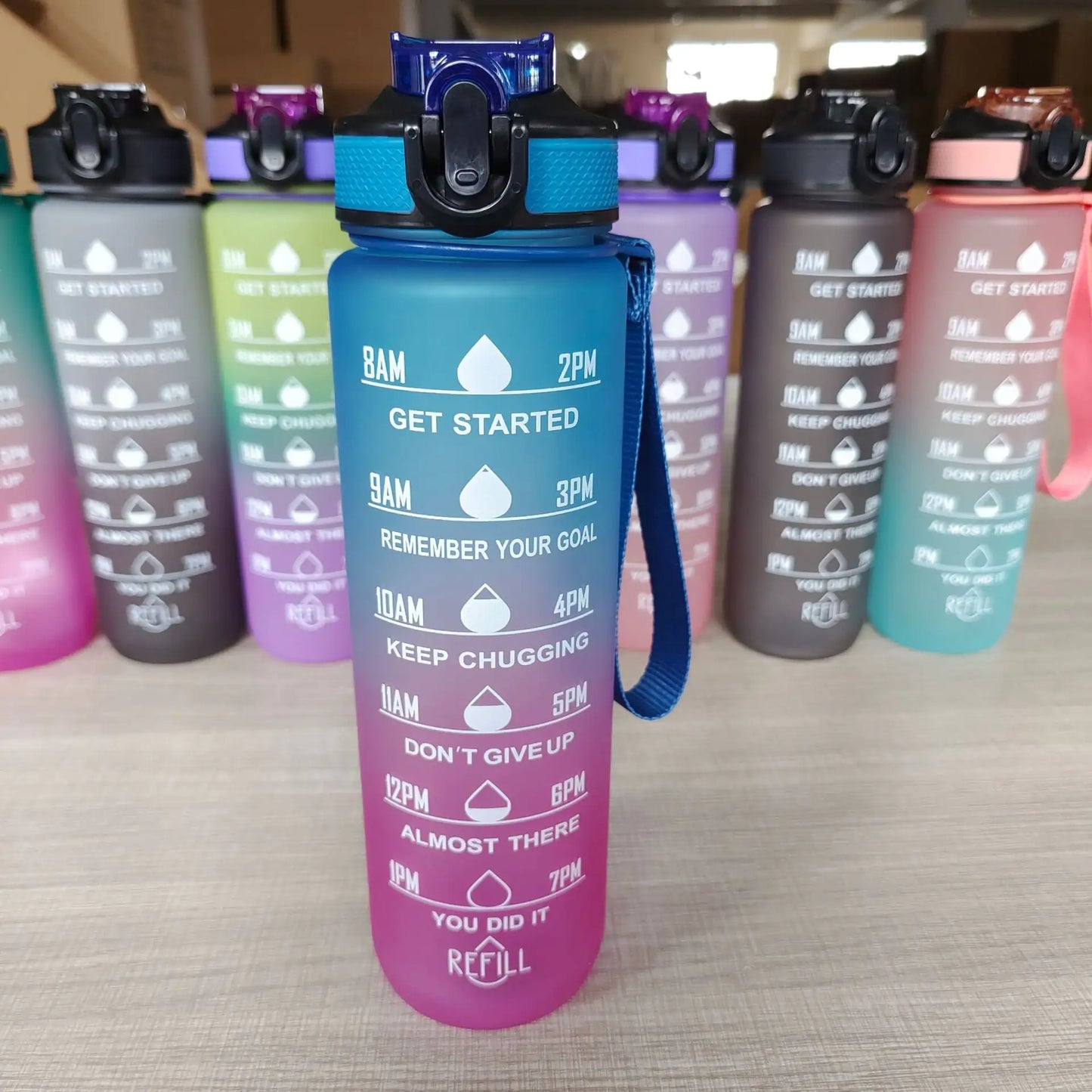 PeakHydrate Motivational Bottle