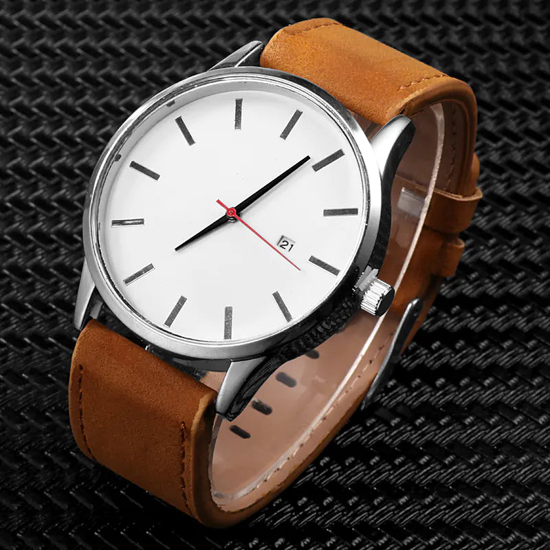 Classic Leather Timepiece