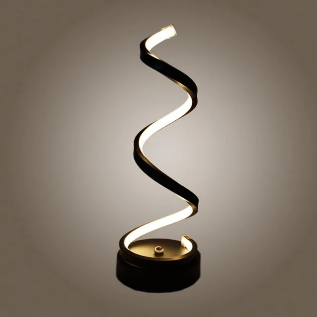 LED Elegance Spiral Desk Light