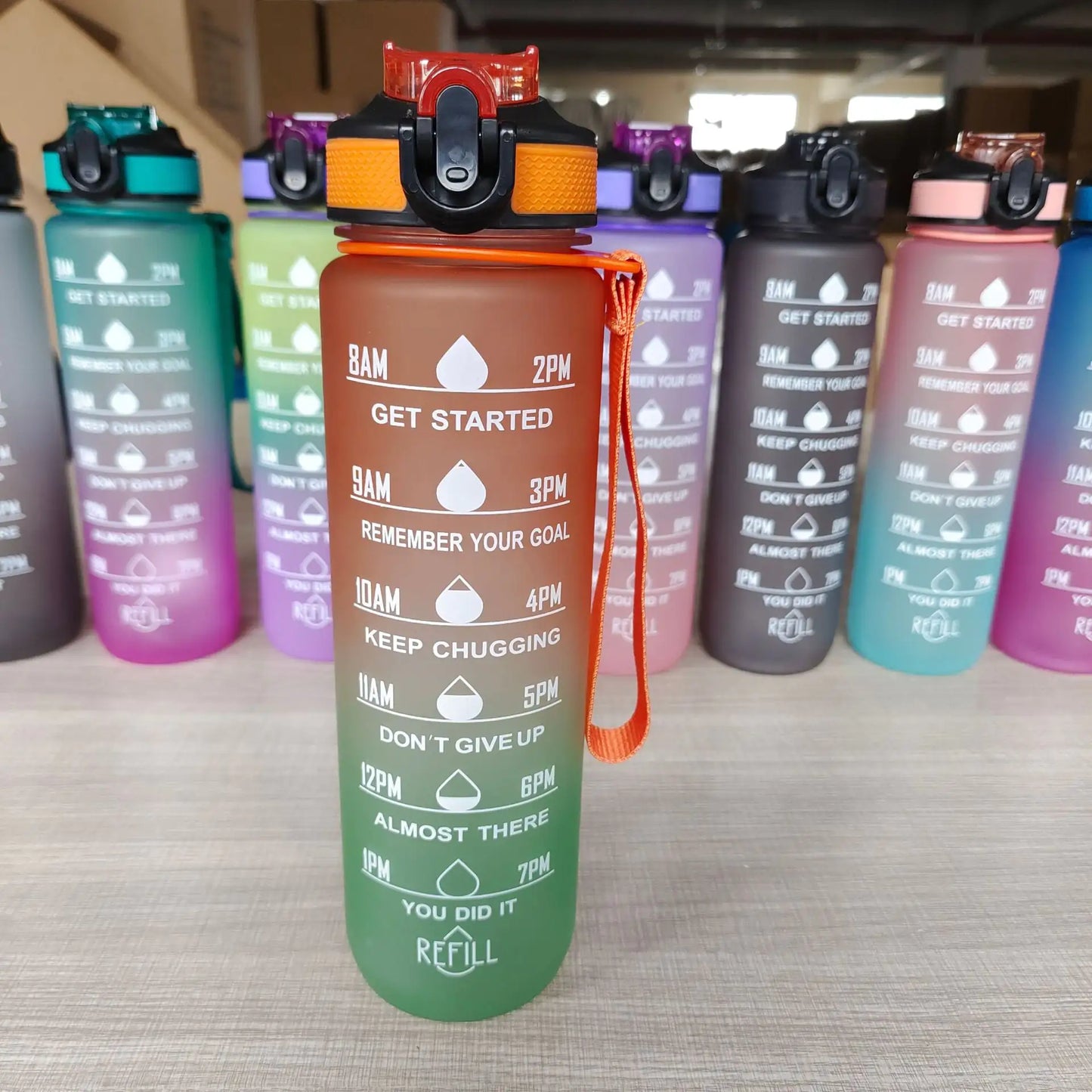 PeakHydrate Motivational Bottle