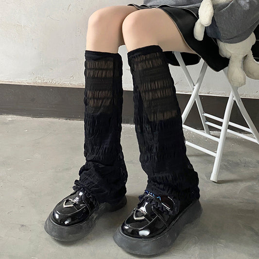 Knitted Warm Daytime Wool Leggings Knee High Socks