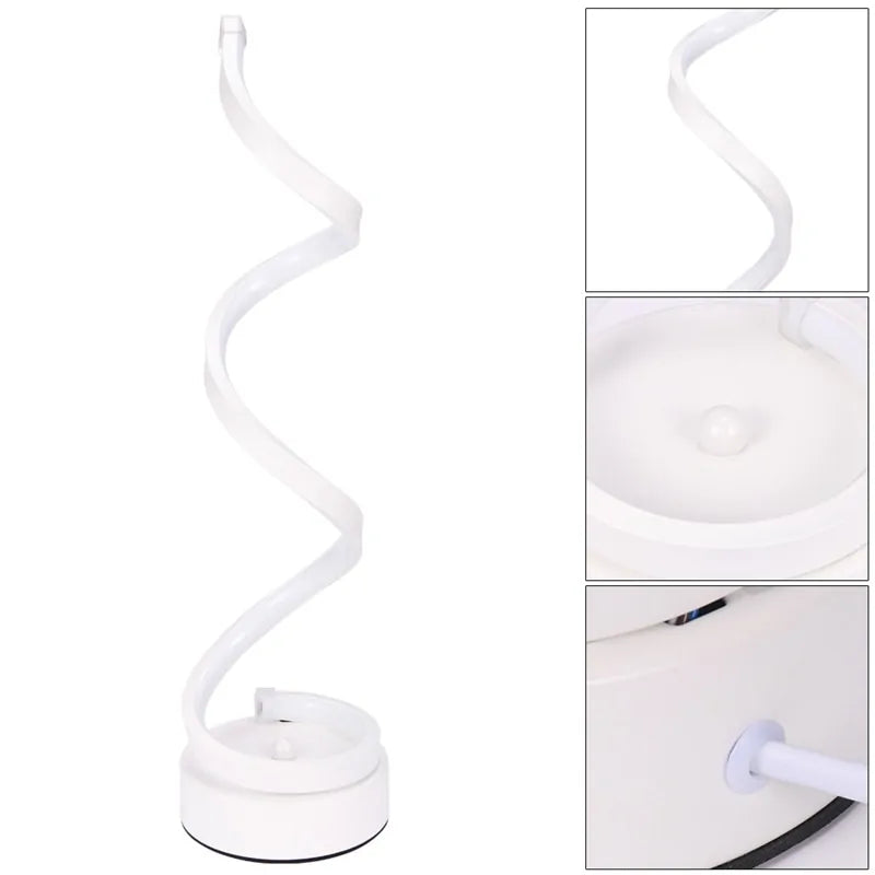 LED Elegance Spiral Desk Light