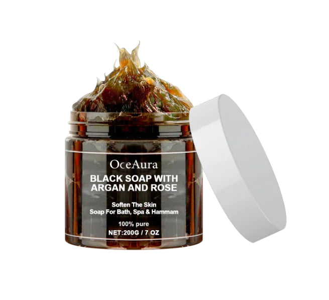 Argan Rose Black Soap