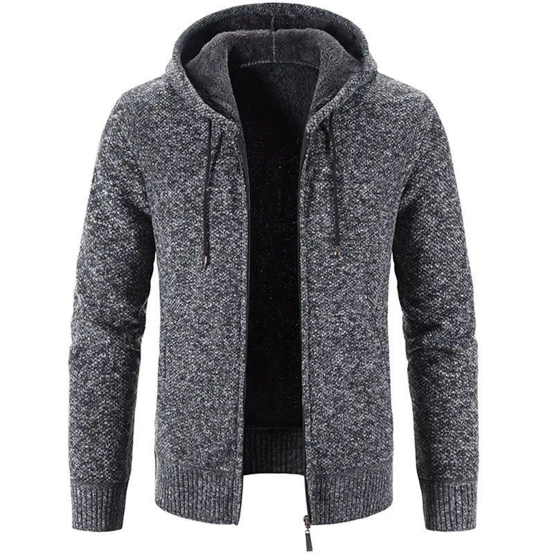 Men's Stylish Fleece Cardigan Jacket