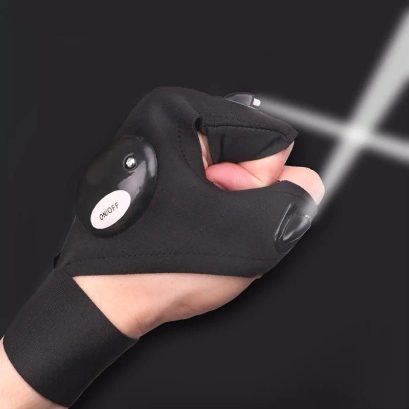 LED Fingerless Adventure Glove