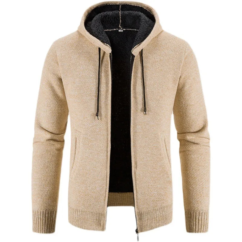 Men's Stylish Fleece Cardigan Jacket