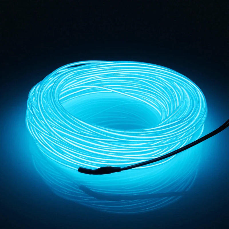 Glowing EL Wire Neon Tube Strings for Decor with Controller