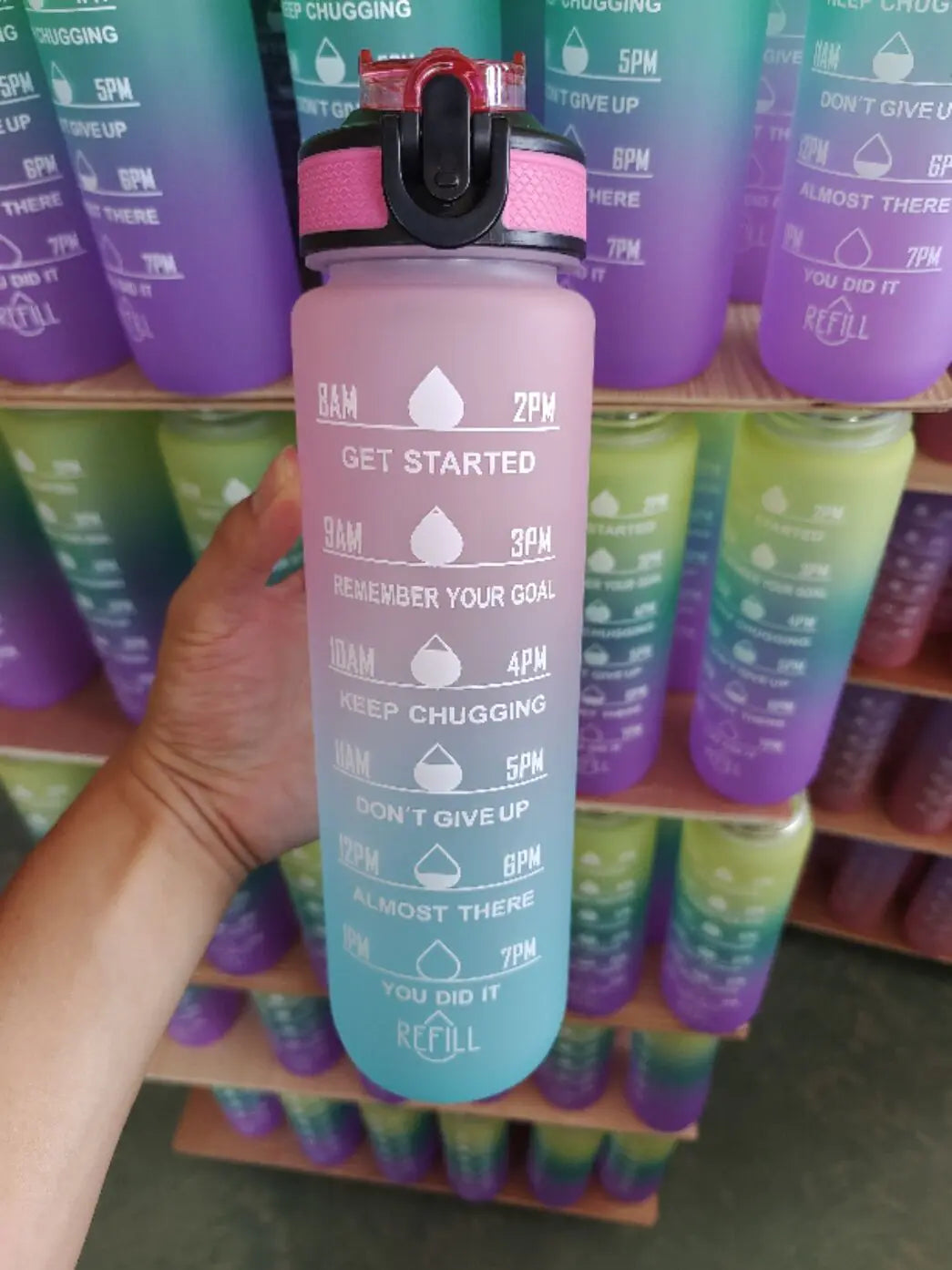 PeakHydrate Motivational Bottle