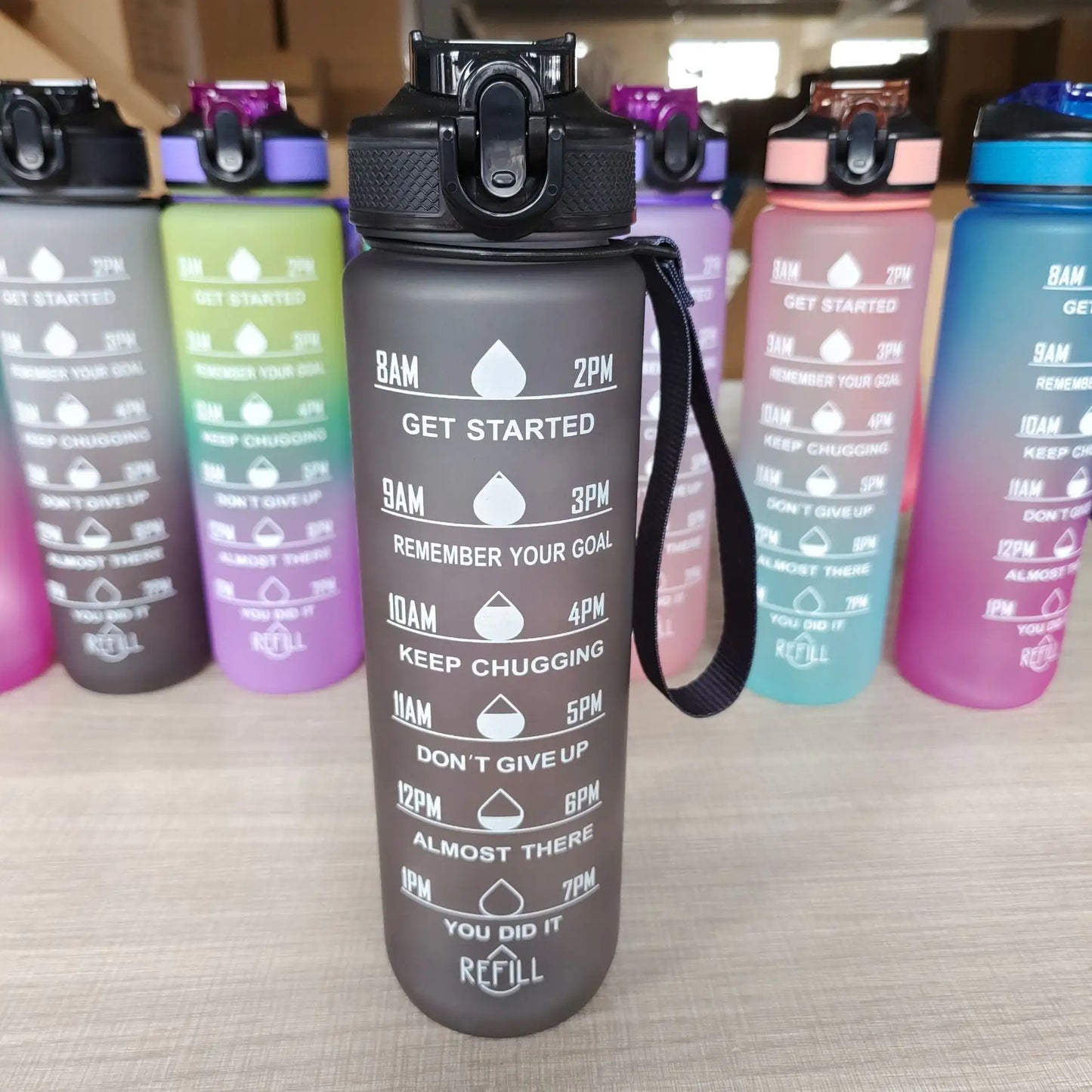 PeakHydrate Motivational Bottle