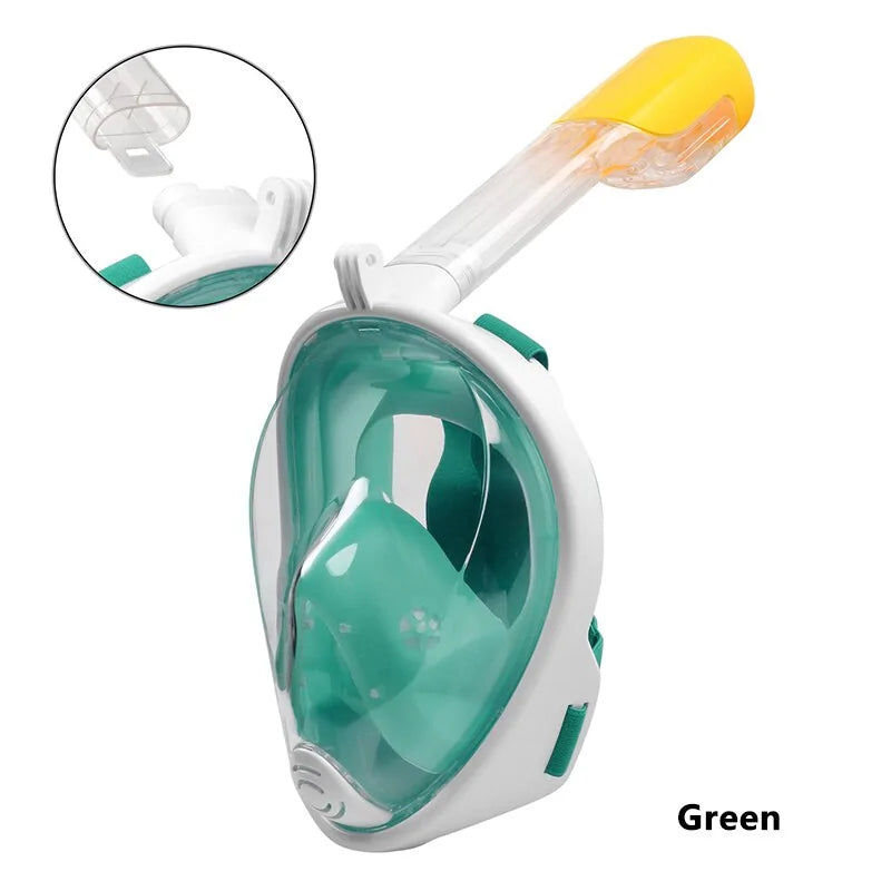 OceanView Panoramic Snorkel Mask