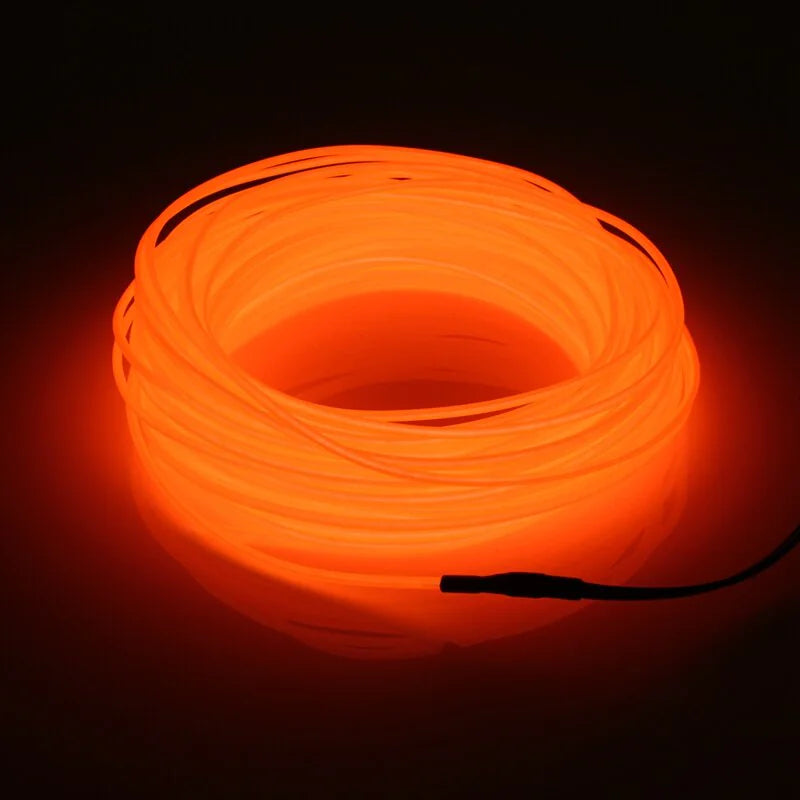 Glowing EL Wire Neon Tube Strings for Decor with Controller